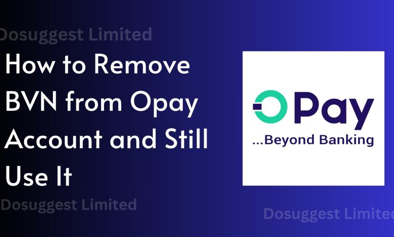 How to Remove BVN from Opay Account and Still Use It