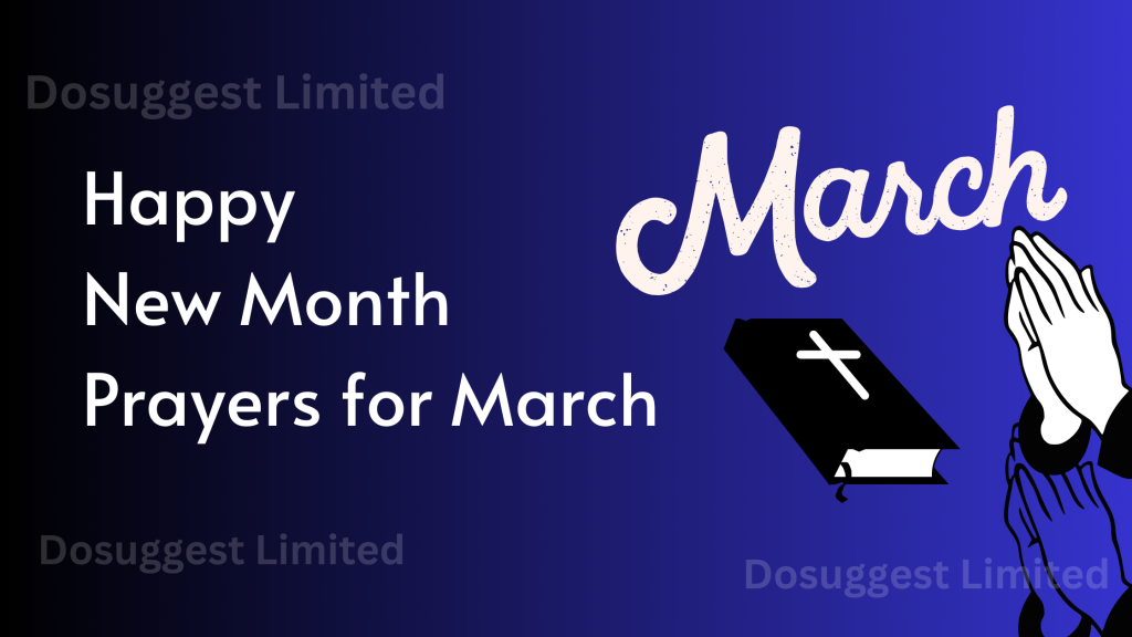 Happy New Month Prayers for March